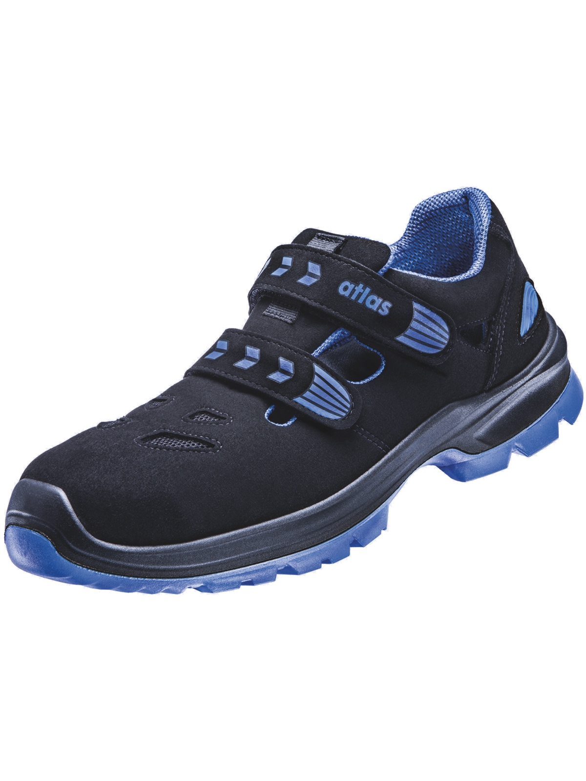 Sicherheitsschuh ATLAS SCHUHE "Sicherheitsschuhe SL 465 XP blue ESD" Gr. 47, schwarz (schwarz, blau), 47, Schuhe