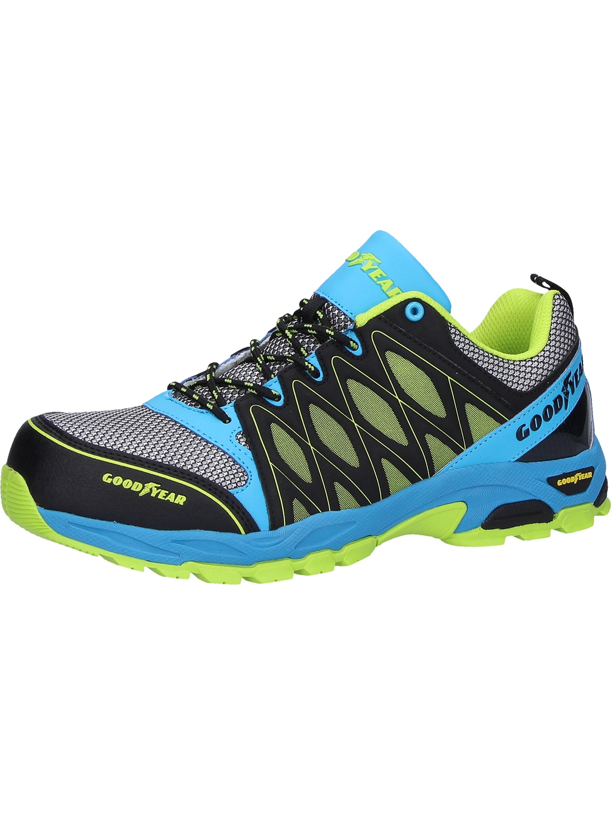 Sicherheitsschuh GOODYEAR "Sicherheitsschuhe GYSHU 1503" Gr. 38, blau (blau, grau), 38, Obermaterial: 100% Nylon NY., Schuhe