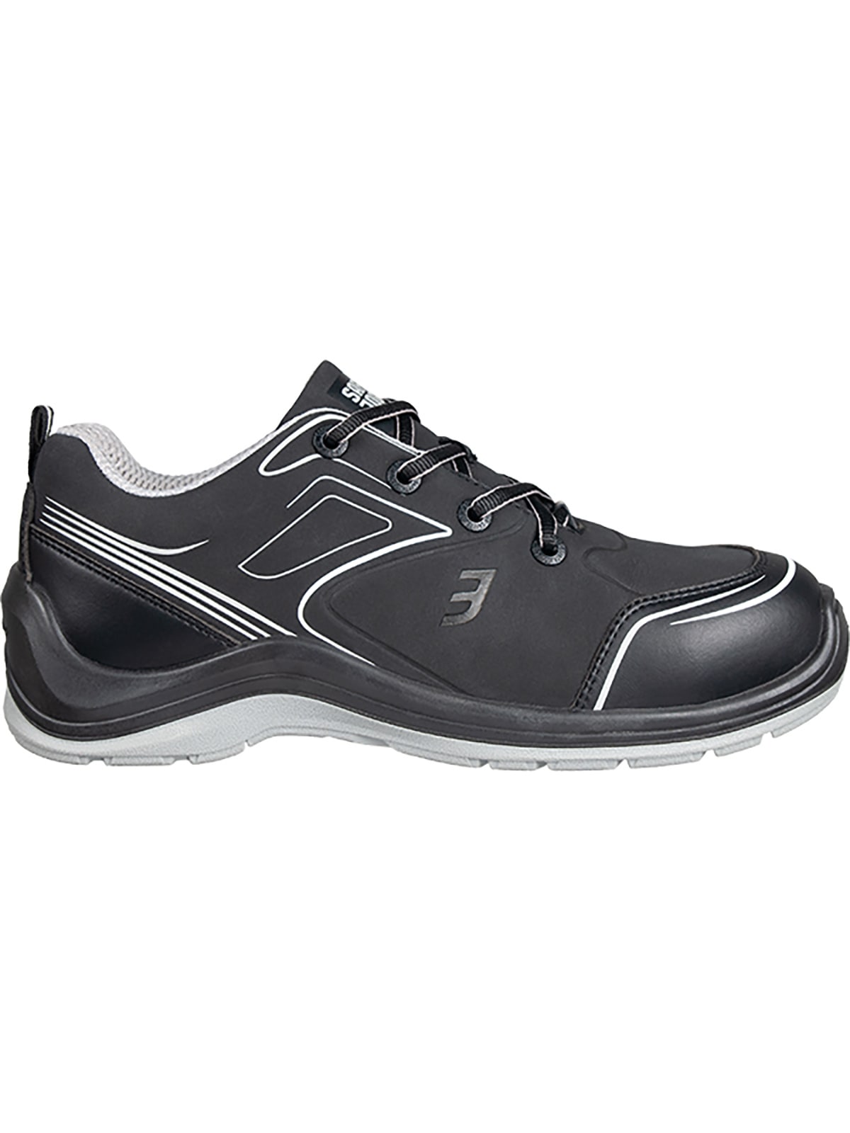 Sicherheitsschuh SAFETY JOGGER WORKS "Sicherheitsschuhe 011286 Safety Jogger Flow Low" Gr. 39, schwarz, 39, Schuhe