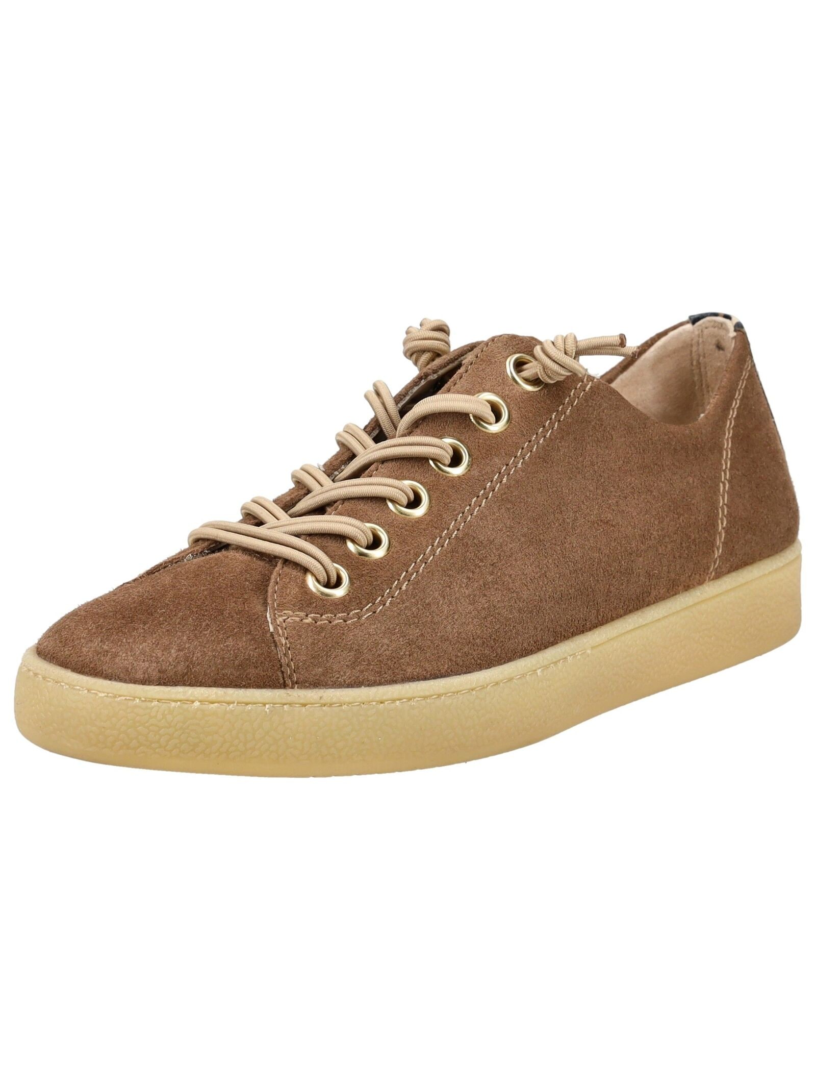 Sneaker PAUL GREEN "Paul Green Sneaker Leder", Damen, Gr. 36, desert, Leder, Schuhe Sneaker