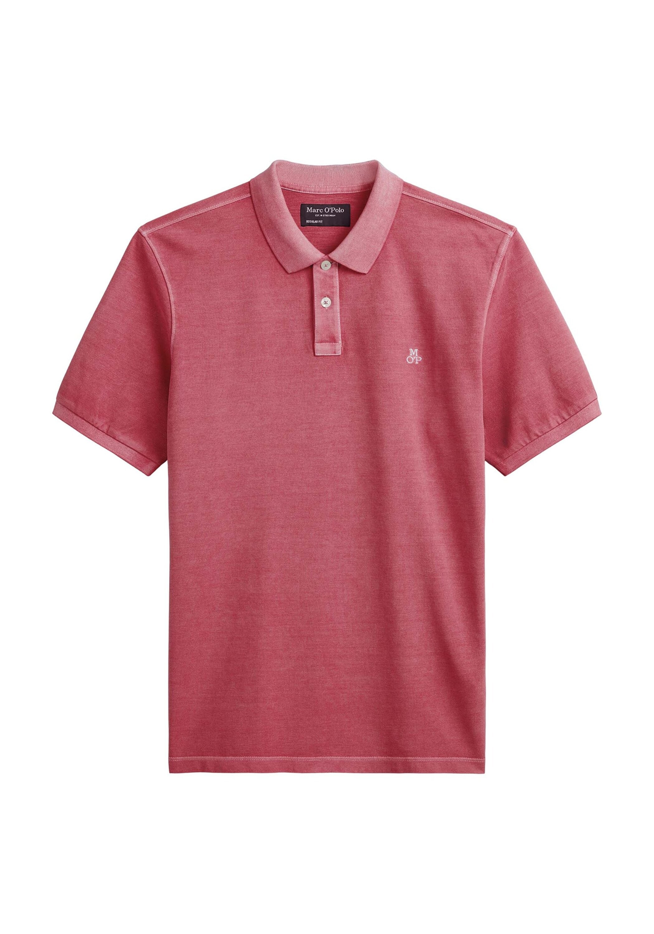 Poloshirt MARC O'POLO "Poloshirt Poloshirt Shortsleeve 1er Pack", Herren, Gr. M, rot (rot (acai rot)), Obermaterial: 100% Baumwolle CO., Shirts