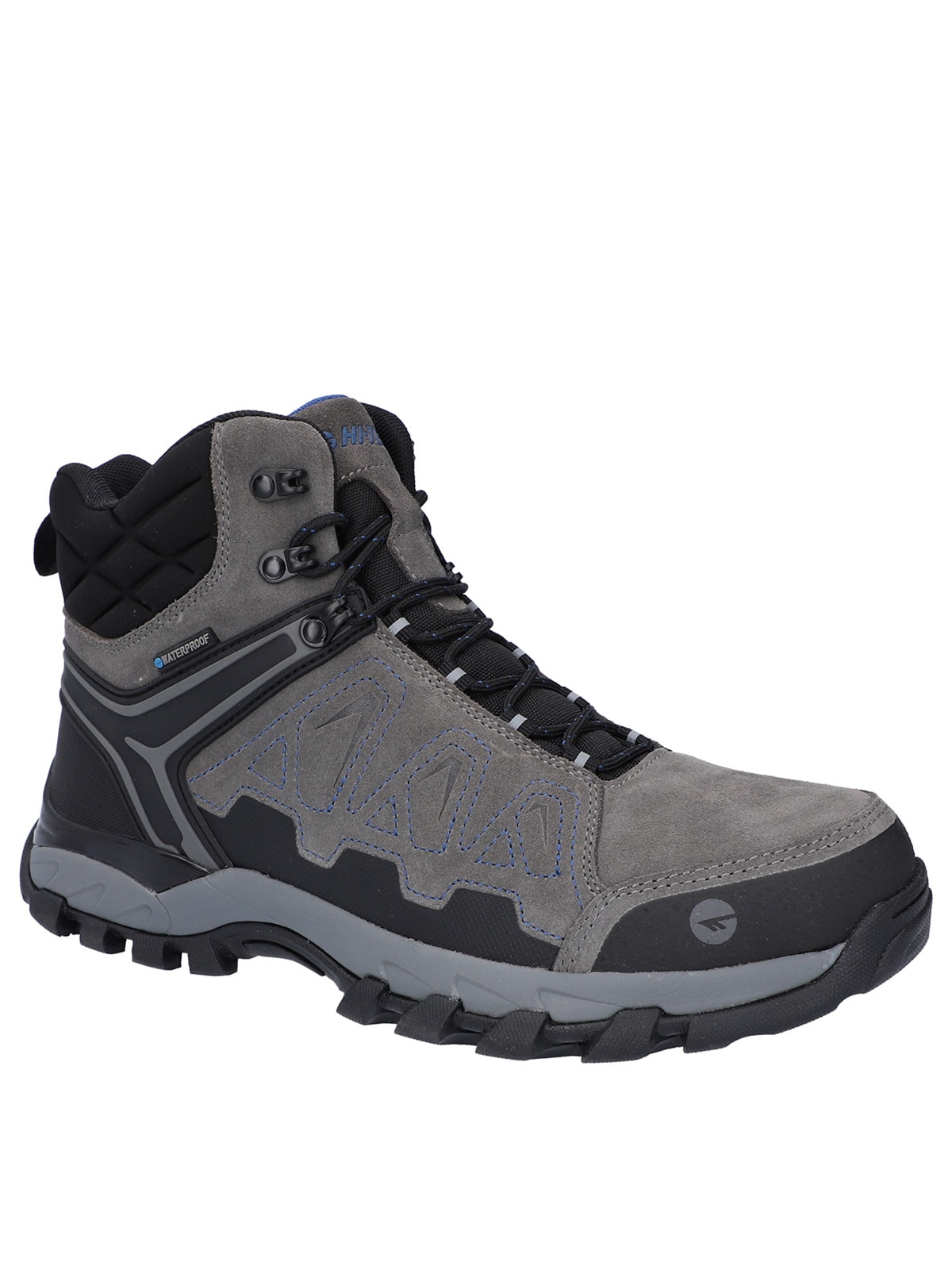 Wanderschuh HI-TEC "Freizeitschuhe O010679-051 Hi-Tec V-Lite", Herren, Gr. 43, grau (grau, schwarz), Schuhe Wanderschuh