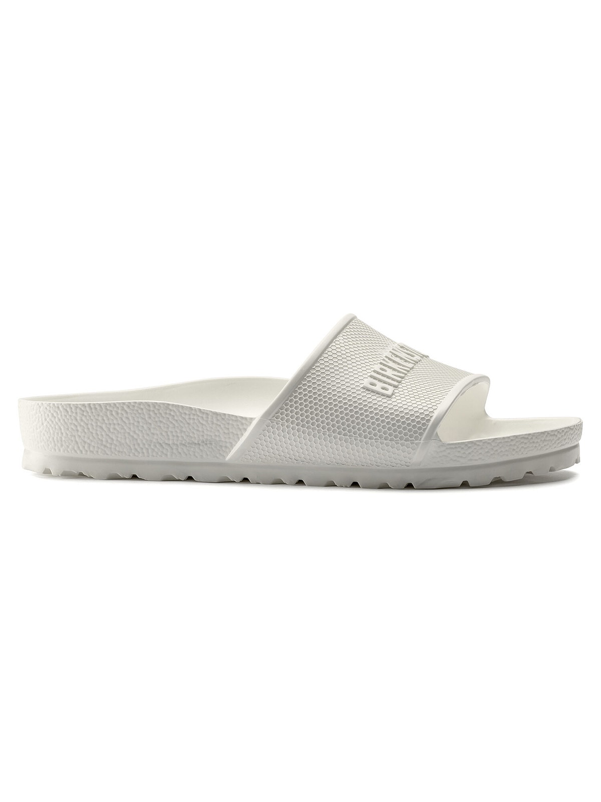 Sandale BIRKENSTOCK "Freizeitschuhe 1015399 Birkenstock Barbados", Damen, Gr. 40, weiß, Schuhe Sandale