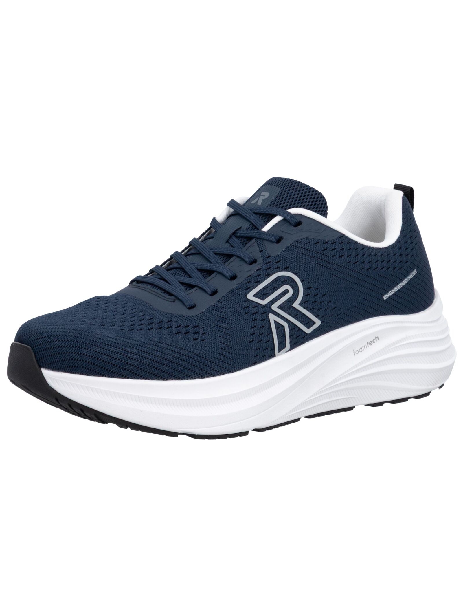 Sneaker RIEKER "Rieker Sneaker Textil", Herren, Gr. 47, blau, Textil, Schuhe Sneaker