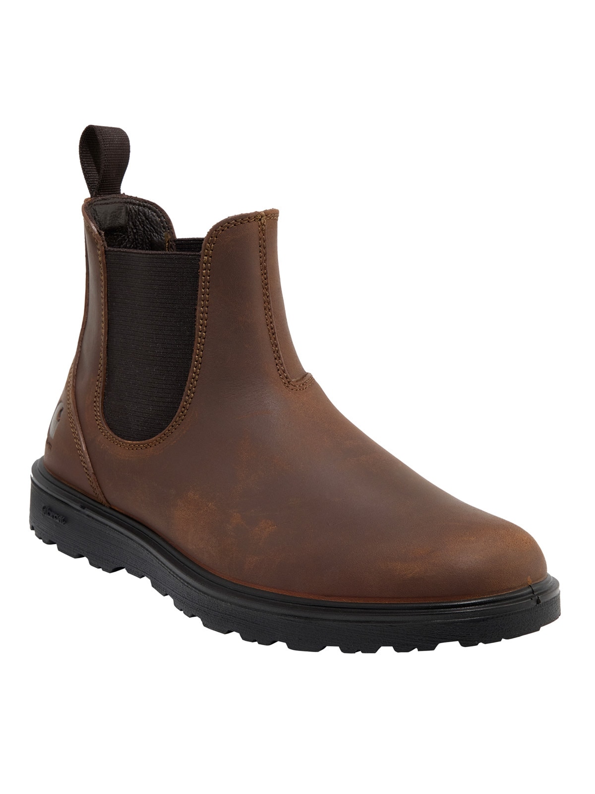 Berufsschuh CARHARTT "Berufsschuhe 400022-201 Carhartt Chelsea" Gr. 43, braun (dunkelbraun), 43, Obermaterial: 50% Rindsleder Leather cow. 50% Lammleder LEL., Schuhe