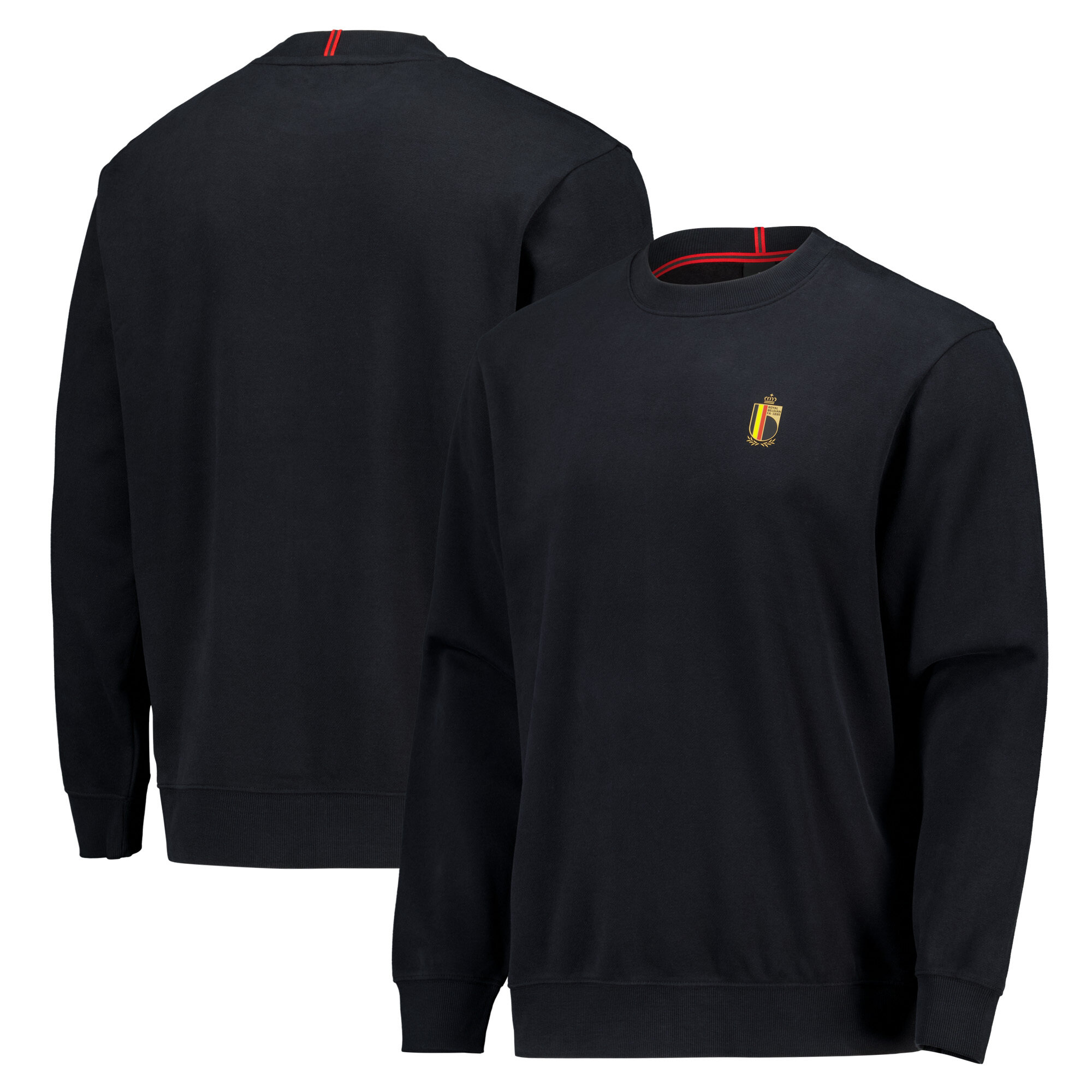 "Belgium Essentials Sweatshirt mit Rundhalsausschnitt – Schwarz – Herren" Image