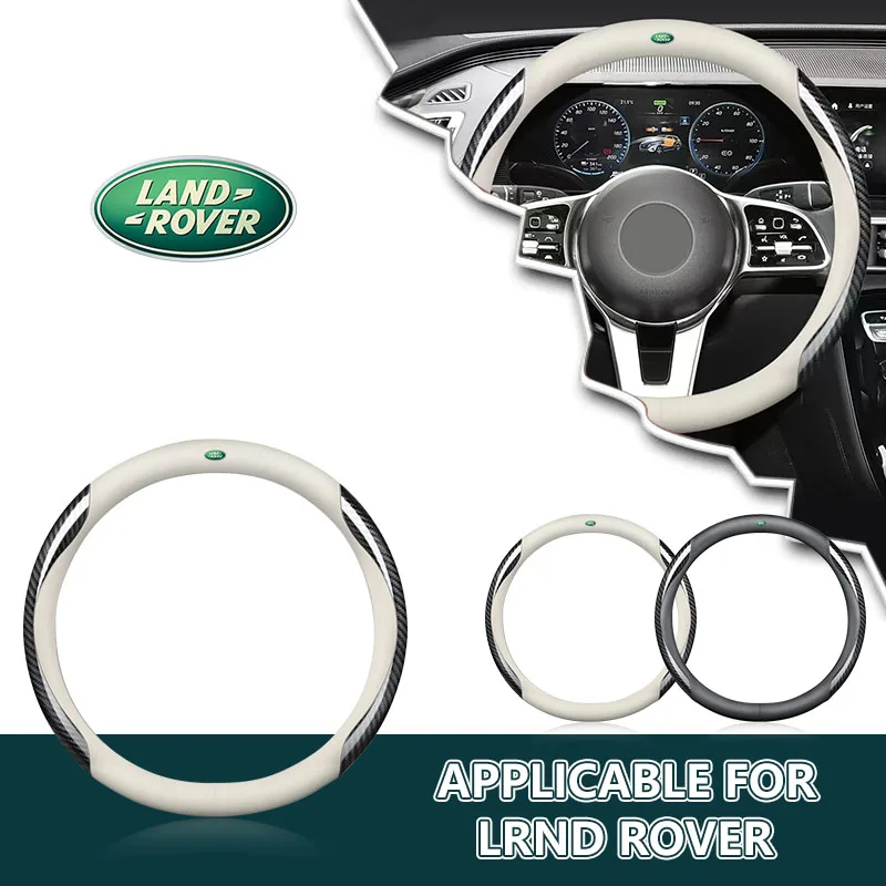 Leder-Carbonfaser-Lenkradbezug für Land Rover Freelander 2 L2 LF Discovery 3 4 L319 L462 Range Rover 3 Image