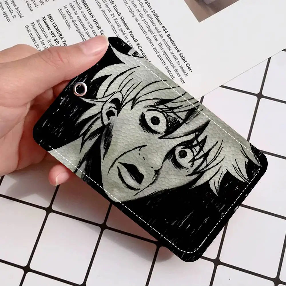 G-gintama Zugangs- & Essenskartenhalter Schlüsselanhänger Kredit-ID-Bankkarten-Schutzhülle Schlüsselanhänger-Anhänger Modisch Image