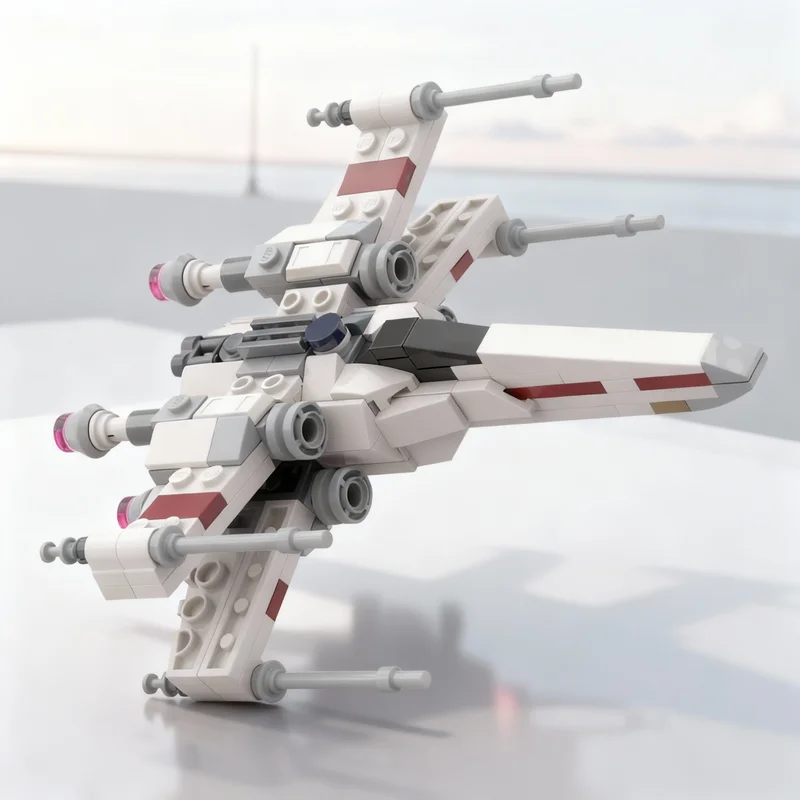 205-teiliges MOC Star Battle Mini X-Wing Großformatiges Modellbausatz Konstruktions-Weihnachtsgeschenk Kreatives Bildungsspielzeug Image