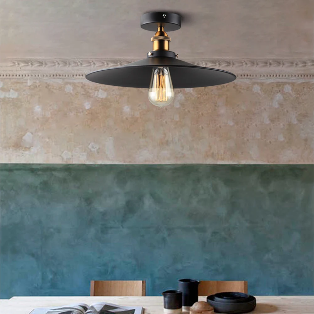 Industrielle Vintage Decke Lichter Loft Amerikanischen Land Decke Lampe Leuchten Hause Wohnzimmer Beleuchtung Decor Leuchte