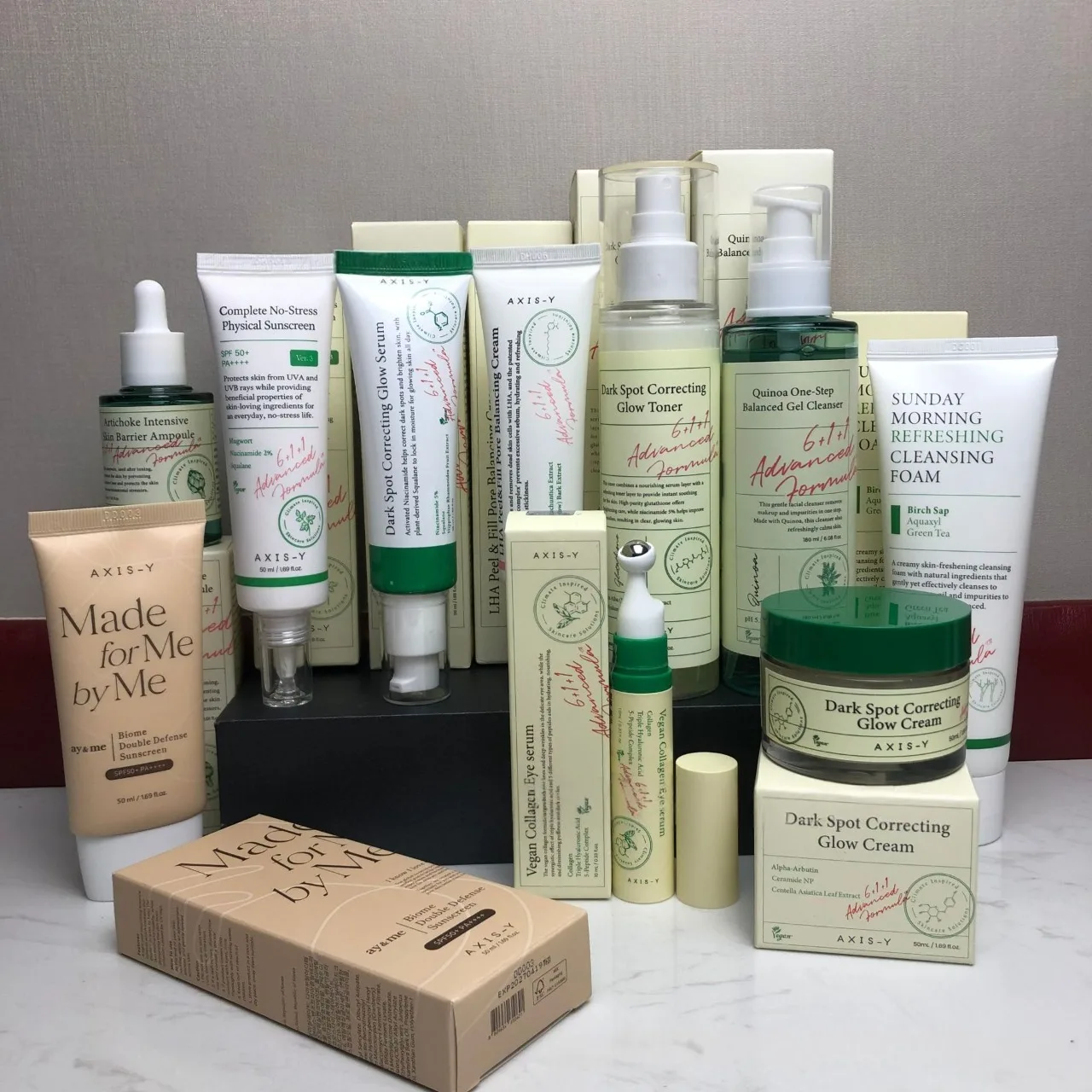 AXIS-Y Dark Spot Correcting Glow Serum 5% Niacinamid Gesichtsessenz Augenserum Gel Reiniger Aufhellend Feuchtigkeitsspendend Koreanische Hautpflege Image