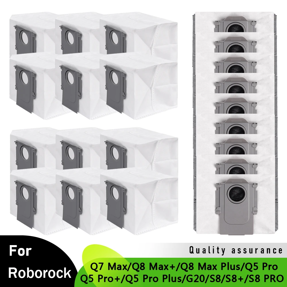 Staubbeutel für Roborock Q7Plus/Q7Max/Q7/Q7+/Q8 Max/Q8 Max+/Q8 Max Plus/Q5 Pro/S7/S7 MAXV ULTRA/S8/G10S/T8 PLUS/G20 Staubsauger Image