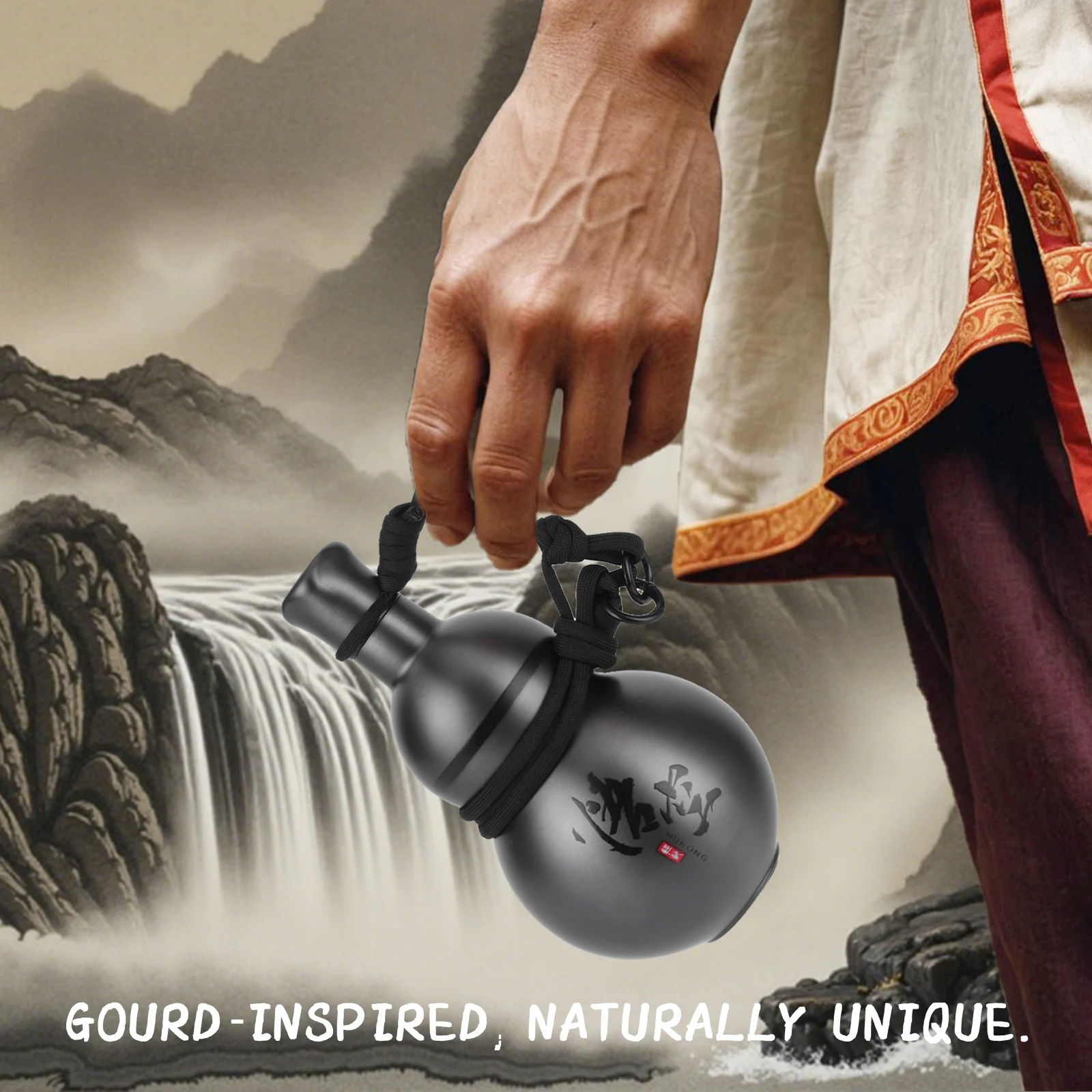 500 ml Kürbis-Wasserflasche aus Edelstahl im Retro-Stil, auslaufsicherer Thermoisolierbecher für Damen und Herren Image