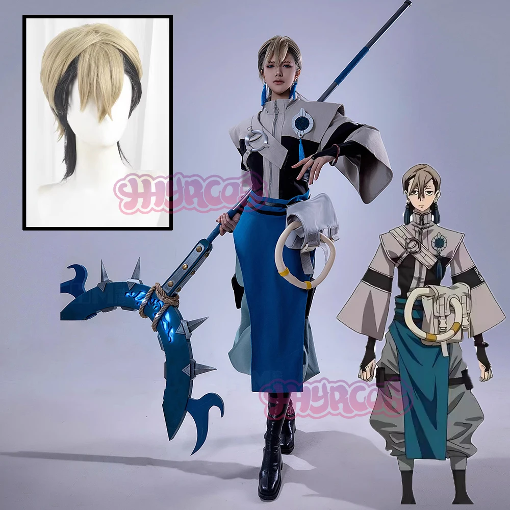 Zanka Cosplay Kostüm Anime Gachiakuta Zanka Nijiku Perücke Schuh Anzug Männer Frauen Cosplay Plus Größe Requisiten Zubehör Kostüm