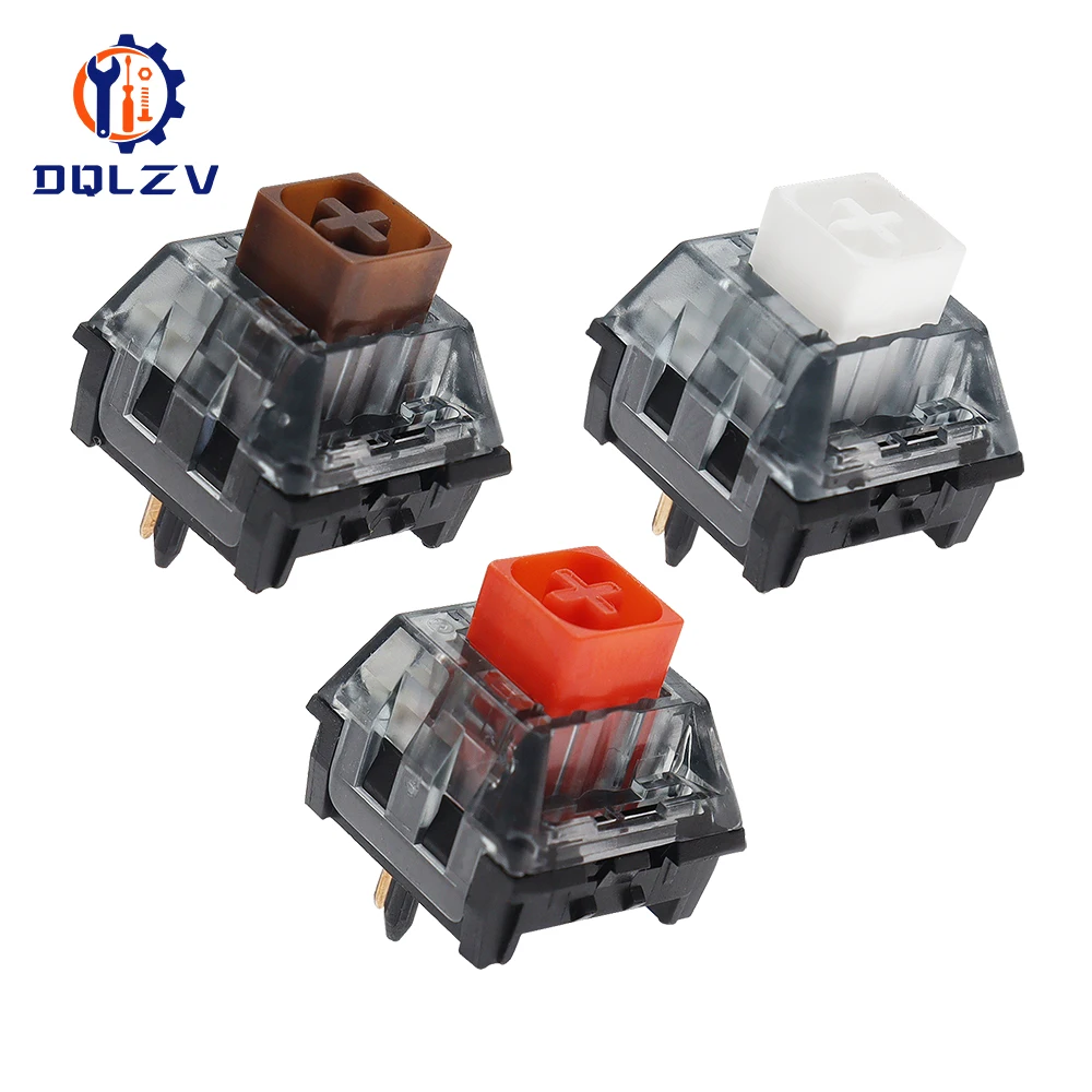 Kailh Box V2 Switch BOX Weiß Rot Braun Schalter für benutzerdefinierte DIY mechanische Tastatur 5Pin RGB kompatibel Cherry MX Switchs Image