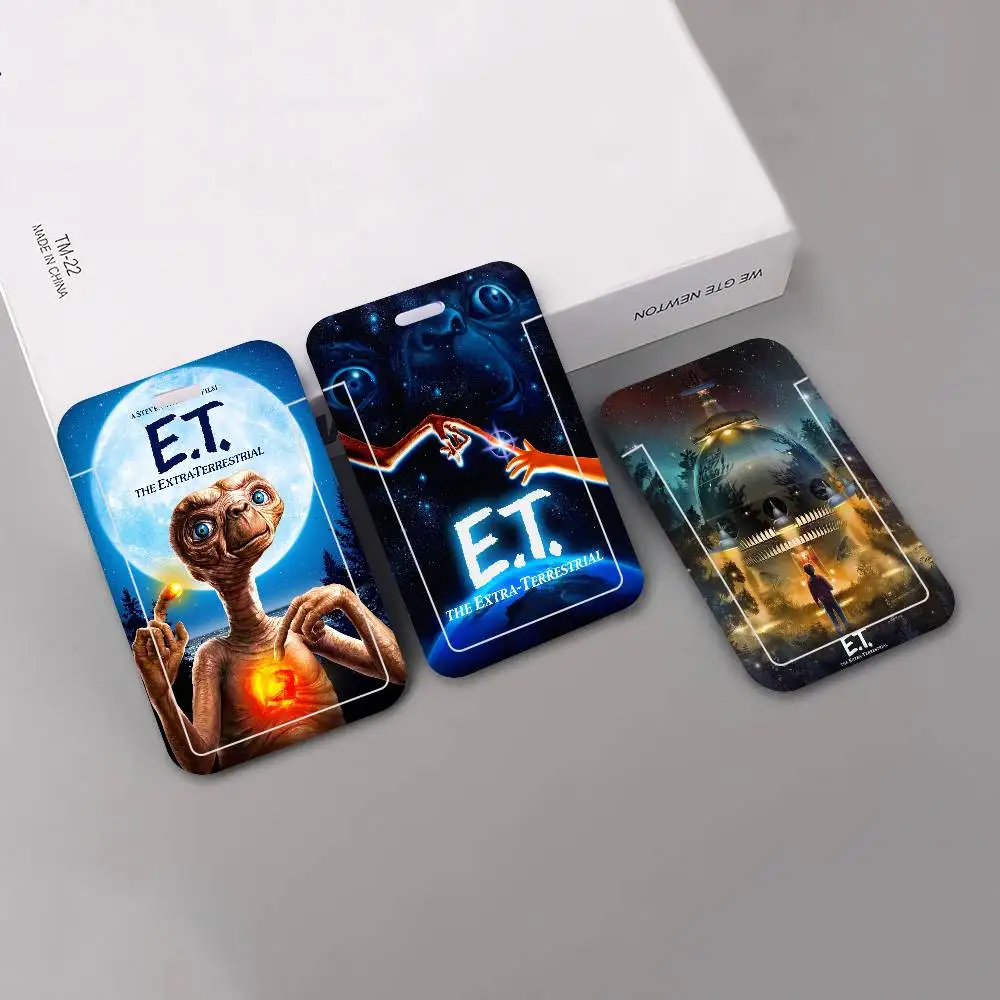 Klassischer Science-Fiction-Film E.T. The Extra-Terrestrial Card Holder Company Ausweishalter für Mitarbeiterausweise, Arbeitskarten, Geschäftsbedarf Image