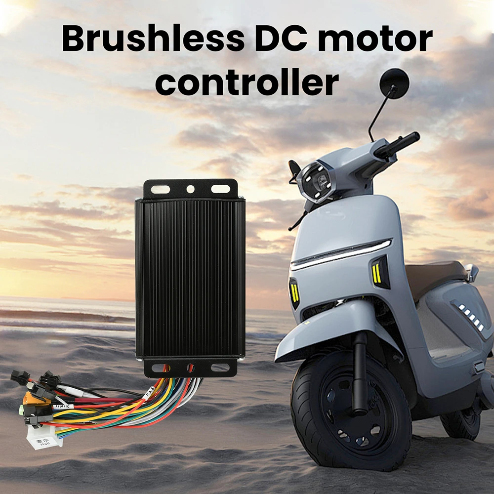 36V/48V 20A Sinuswelle Bürstenloser Motorcontroller 350W-500W LCD Elektrofahrrad Kompatibel mit SM-Anschlüssen Protokoll Image