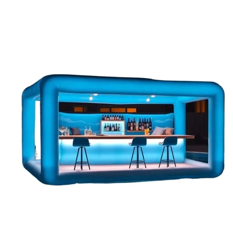 Aufblasbare Schwimmbar für Garten, Strand und Pool – PVC-Schwimmbar mit Sitzplätzen für Erwachsene Image