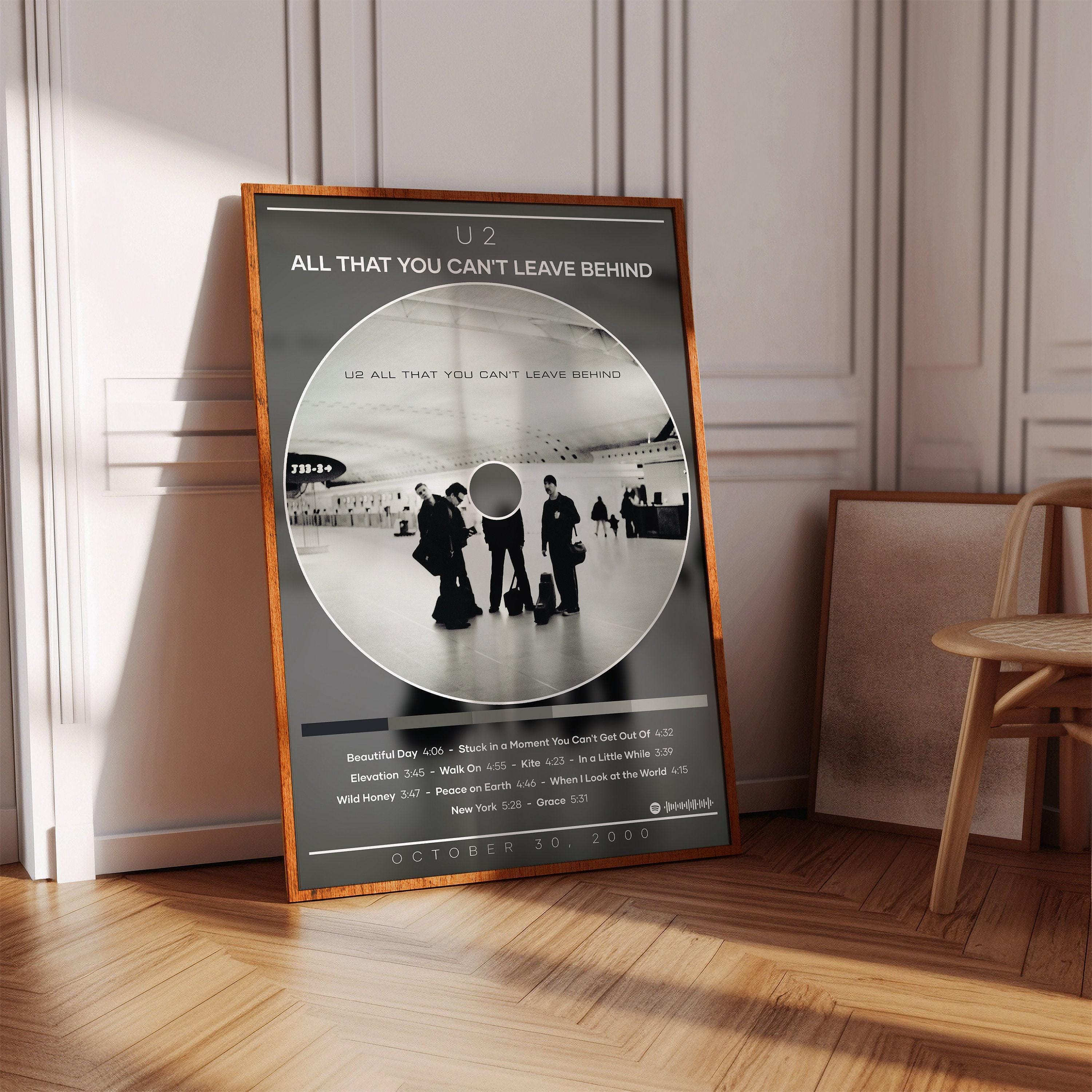 Poster degli U2 / Poster di All That You Can't Leave Behind / Stampa del poster dell'album / Poster della copertina dell'album / Poster di musica rock