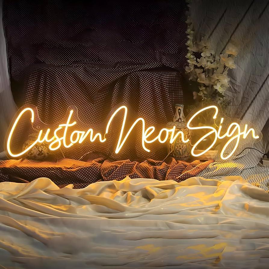Insegne al neon personalizzate, insegne al neon a LED personalizzate, insegne al neon personalizzate, insegne al neon per matrimoni, insegne al neon p