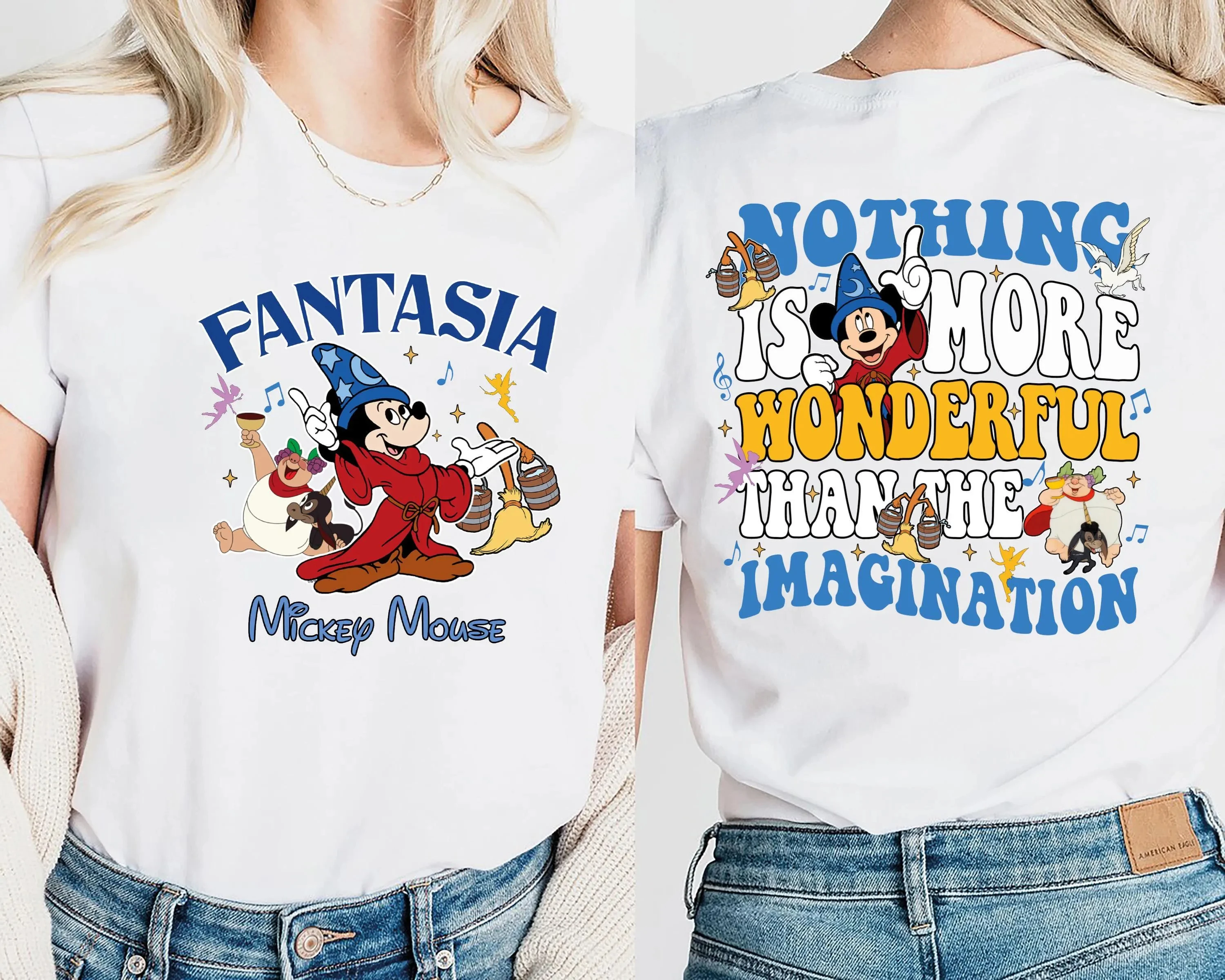 2026 Sommer Disney „Magic Mickey“-Thema 100 % Baumwolle bedrucktes Kurzarm-T-Shirt für Jungen, Mädchen und Kinder – Familienkleidung-Oberteil Image