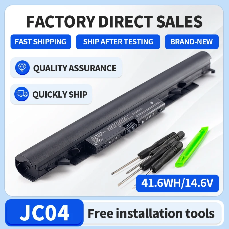 SOMI JC04 919701-850 HSTNN-LB7W Laptop-Akku kompatibel mit HP Pavilion 240 G6 250 G6 255 G6 919700-850 919681-421