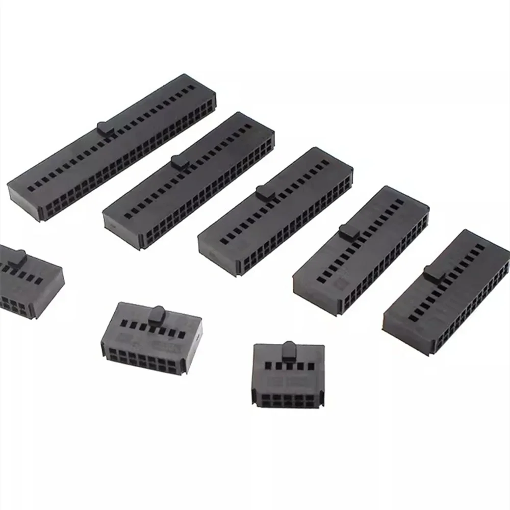 10 Stück FC 2,54 mm IDC Crimp TYP zweireihiger Stecker mit Bump 6P8P10P12P14P16P18P20P24P26P30P34P40P50P DC6 Stecker Image