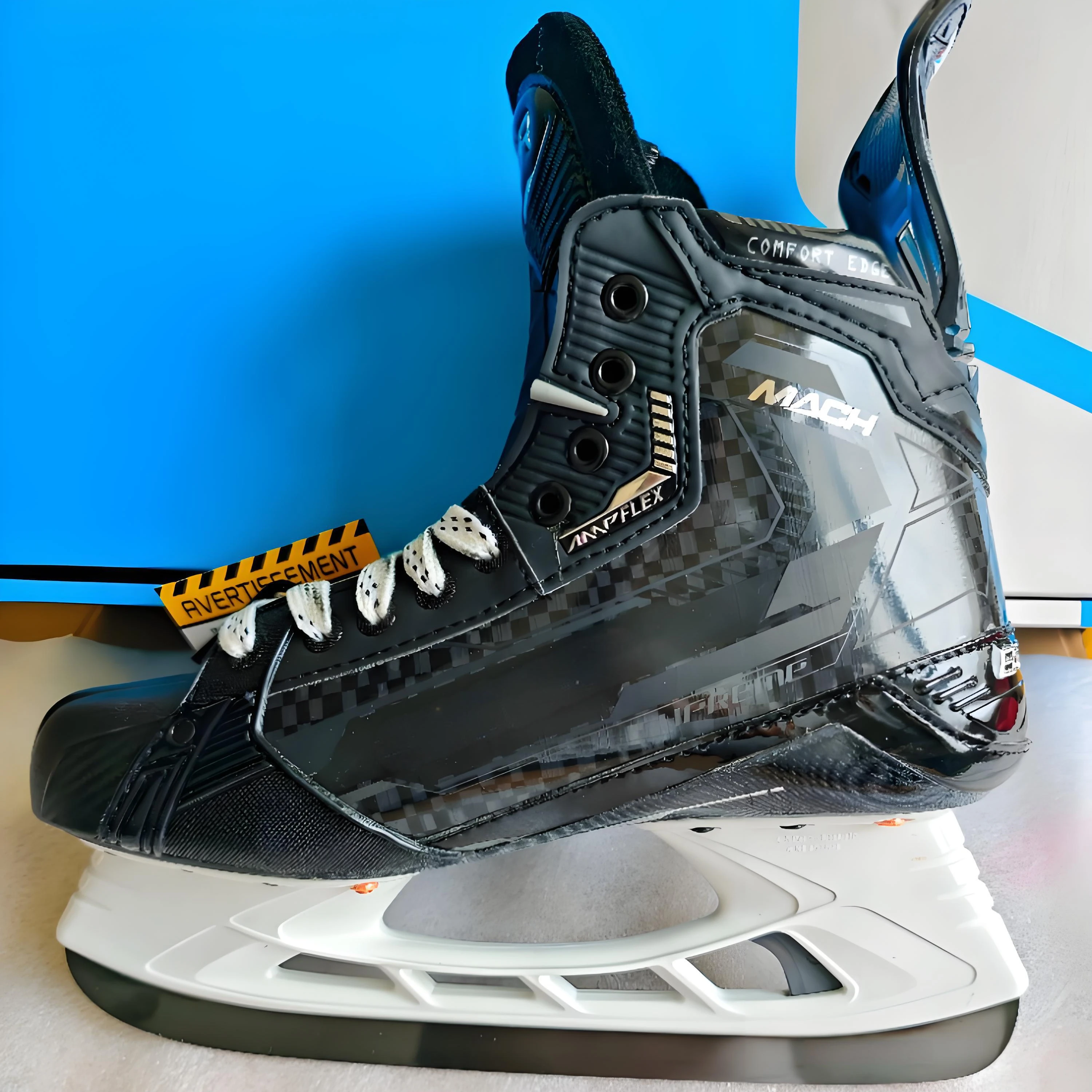 Professionelle Premium-Eishockey-Skates aus Kohlefaser Pro FIT 2, FIT 3, Größe 6,5 7,0 7,5 für Hockey-Spiele