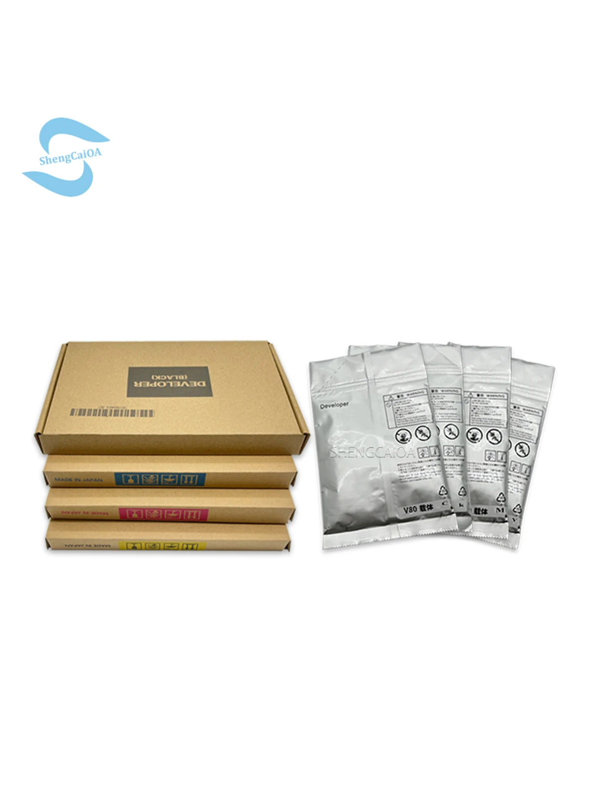 676K33611 Entwicklermaterial für Xerox Versant 80 180 2100 3100 C/M/Y/K Original Entwicklerleistung 676K33621 676K33631 676K33641 Image