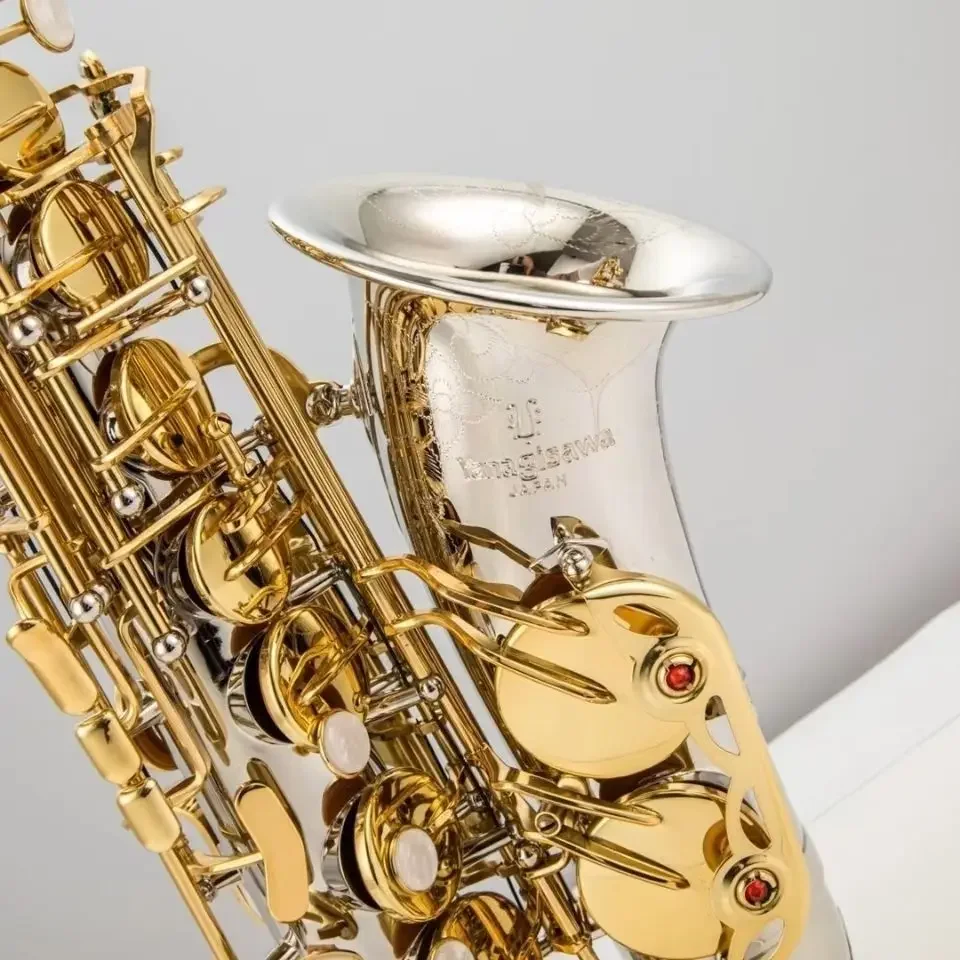 Japanisches professionelles E-Flat W037 Typ Eins-zu-Eins-Struktur Altsaxophon Anfänger-Performance-Level Image