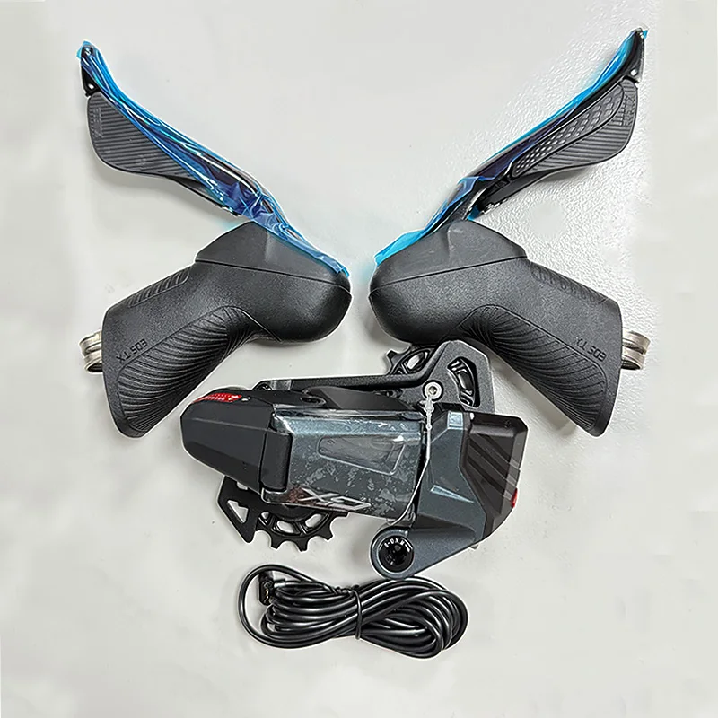 WHEELTOP GeX Gravel Bike Drahtlose Elektronische Schaltgruppe mit Lenker-Schalthebel, Einzelkettenblatt, 7-14-Gang Schaltwerk Image