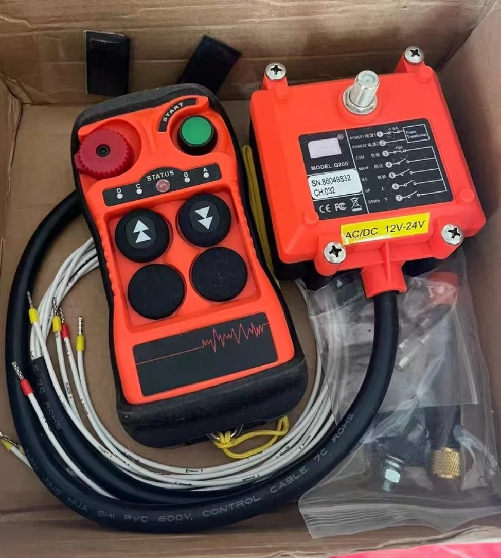 Vier-Tasten-Einzelgeschwindigkeits-Q400-Hebeantrieb, elektrischer Hebemotor, industrieller drahtloser Aufzugskran mit Fernbedienung Image