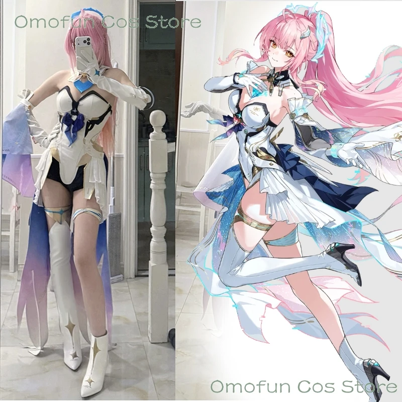 Wuthering Waves Aemeath Cosplay Kostüm Synchronist Neue Outfits Hochwertige Kleidung Halloween Damen Karneval Sexy Anzug Perücke Image