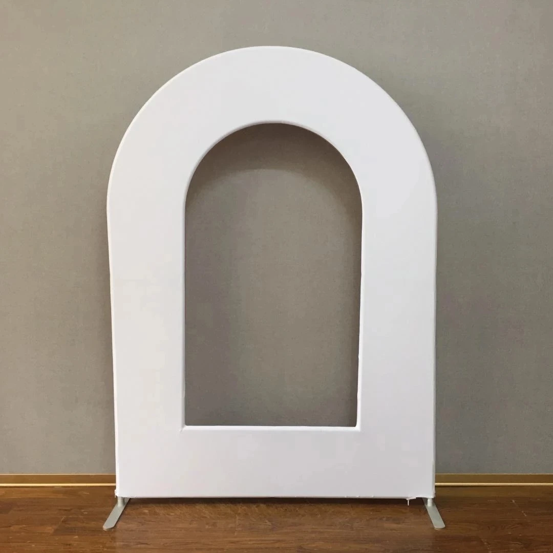 Benutzerdefinierte 5x7ft einfarbig aushöhlen offenen Raum Bogen Hintergrund Abdeckung Baby Dusche Neugeborene Kinder Geburtstag Hochzeit Veranstaltungen Hintergrund Image