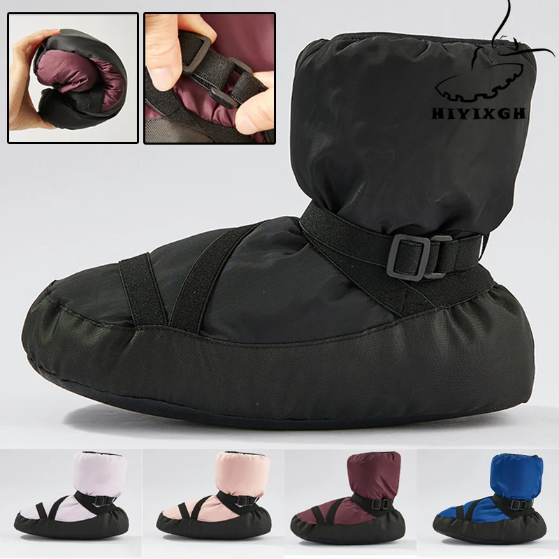 Frauen Ballett Boot Schuhe Warms Up Booties Winter Dance Boot Dance Baumwolle Schuhe Tänzerin Praxis Weiche Rutschfeste Warme Stiefel