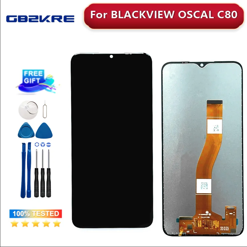 6,5 Zoll Original 100% Garantie für Blackview Oscal C80 LCD Display Touch Screen Assembly Ersatz + Werkzeuge Image