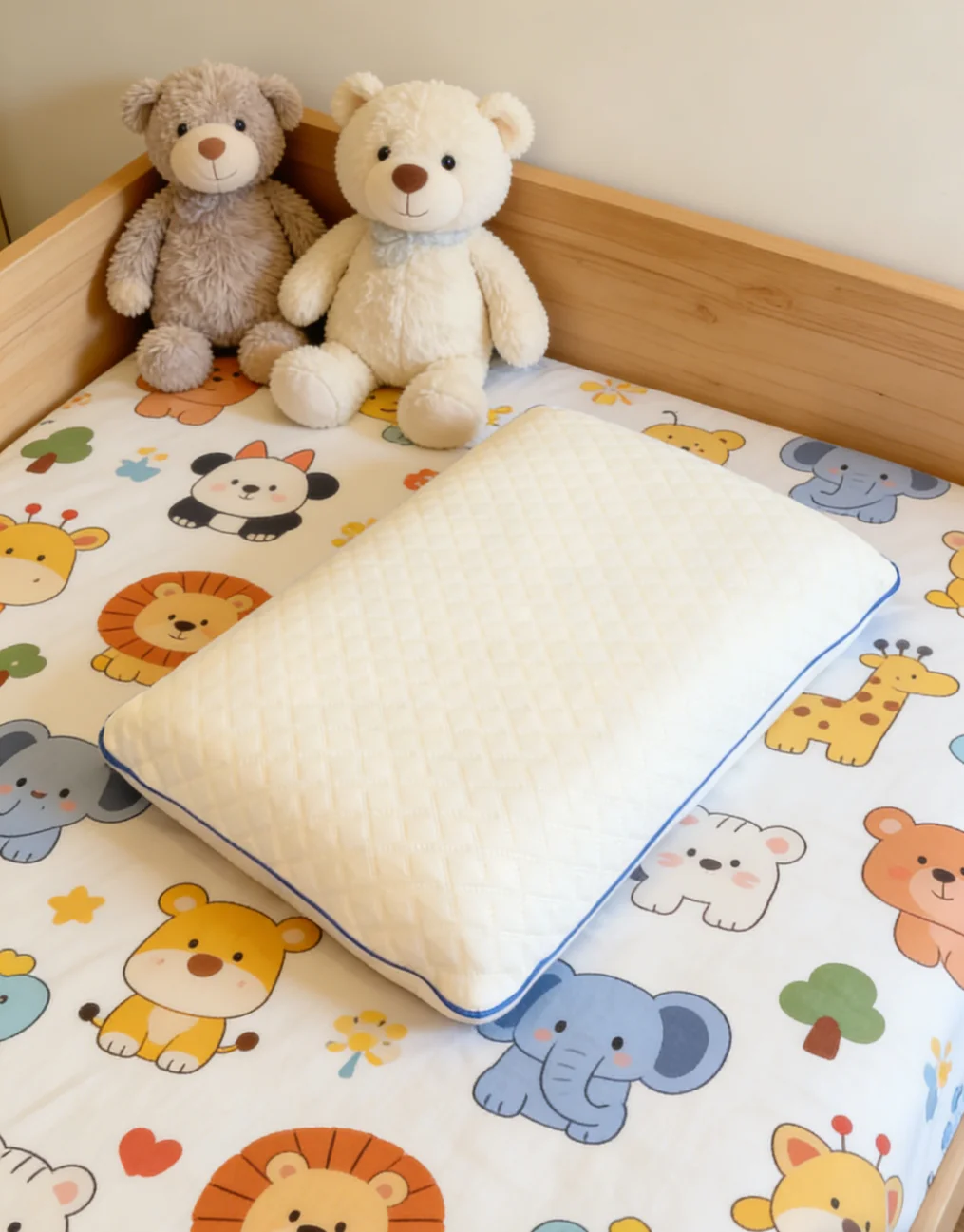 ROYGBIV Nackenstützkissen orthopädisches kissen, kopfkissen nackenschmerzen 12cm Höhe Image