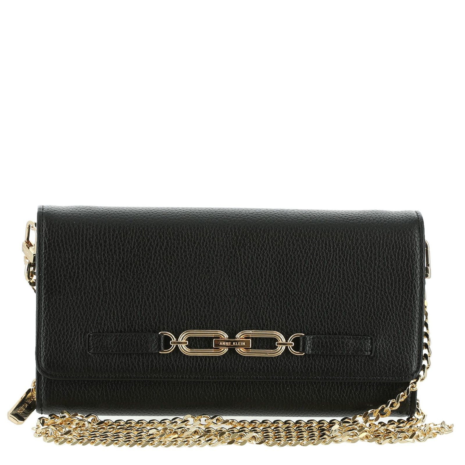 Anne Klein Flap Continental WOC Black No Size Synthetic