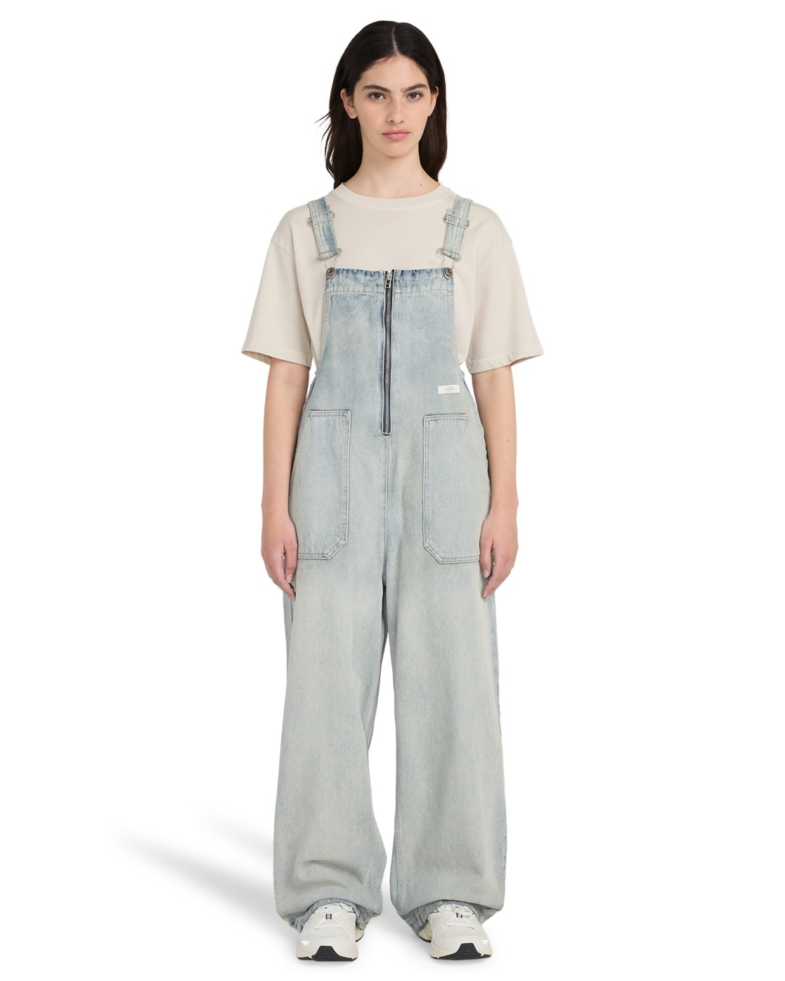 Overall ELEMENT "70 Dungaree", Damen, Gr. S, US-Größen, ash bleach wash, Obermaterial: 70% Walkfrottier, 30% Walkfrottier;, Overalls Overall