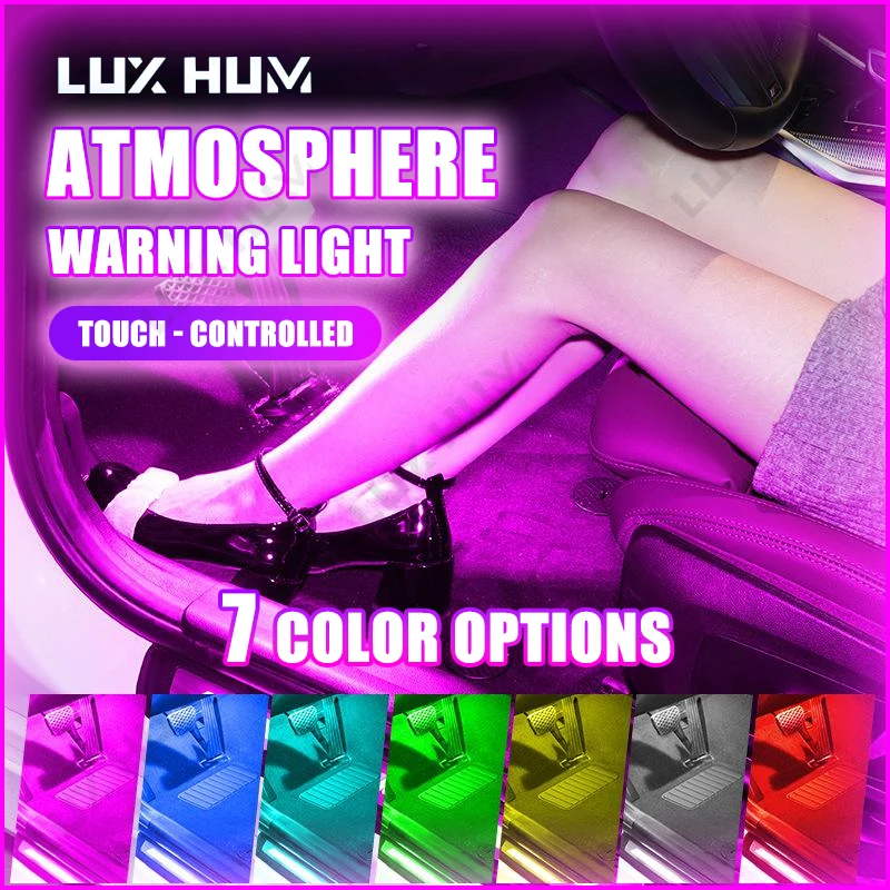 Magnetische Auto LED Touch Licht USB Aufladbare Atmosphäre Licht Tragbare Drahtlose Umgebungs Lampe Winzige Auto Innen Lesen Licht