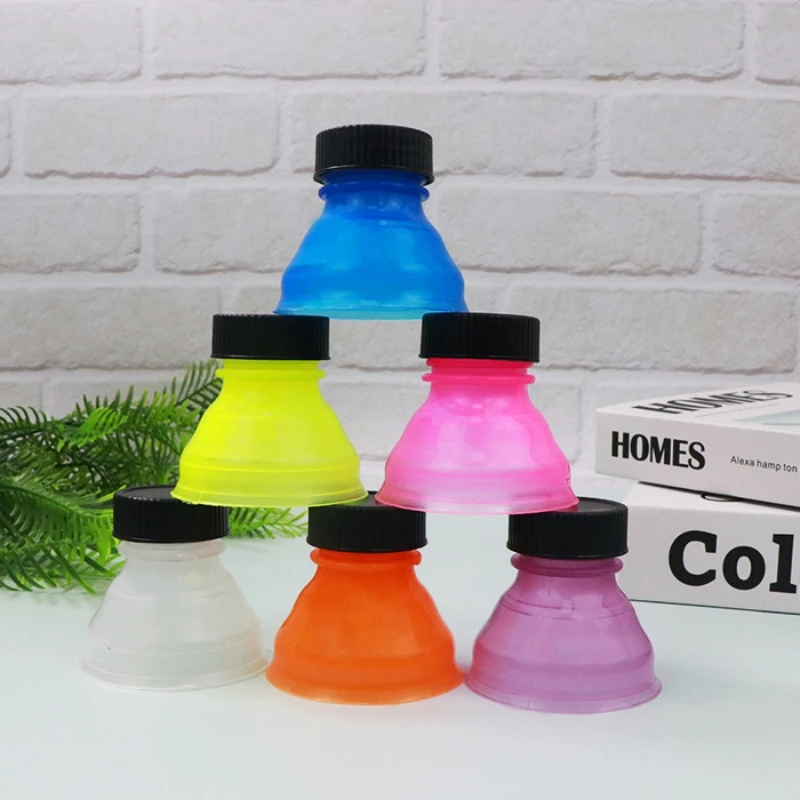 6 stücke Wiederverwendbare Kunststoff Bier Wasser Dispenser Deckel Schutz Kappen Abdeckung Flasche Top Soda Saver Kann Mode Zubehör Image