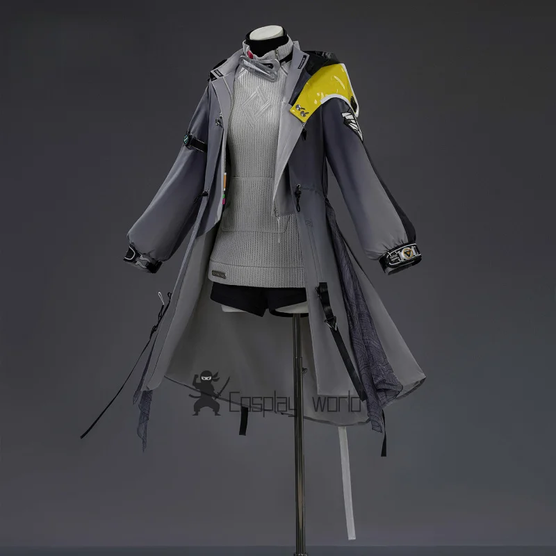 Game Arknights Endministrator Cosplay Kostüm Jacke Pullover Uniform Halloween Karneval Party Weihnachten Rollenspiel Outfit Image
