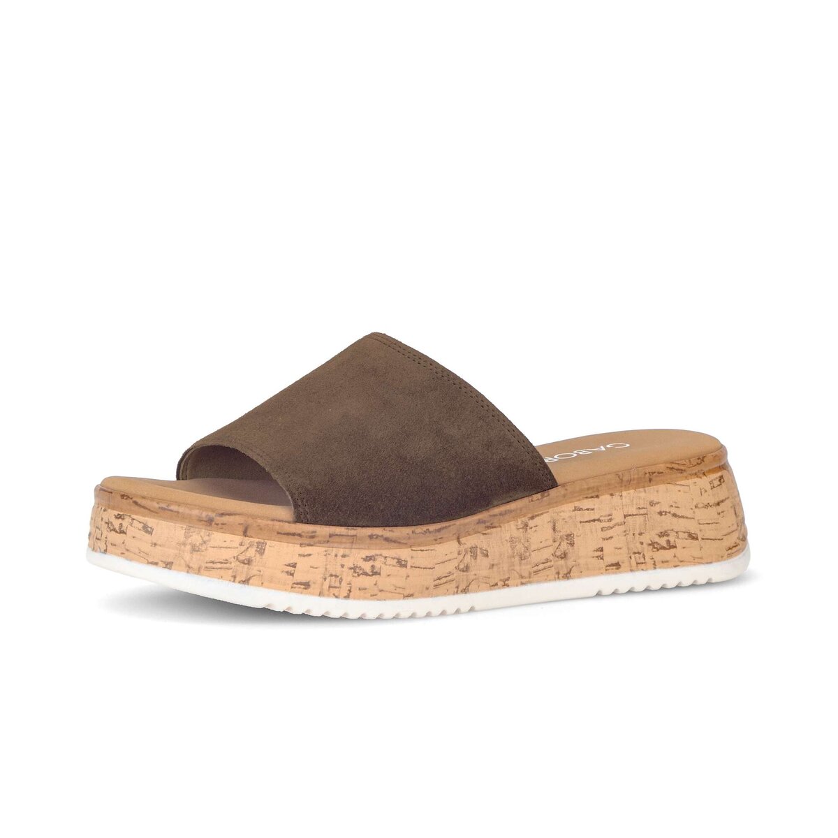 Pantolette GABOR "Pantolette", Damen, Gr. 39, braun, Schuhe Pantolette