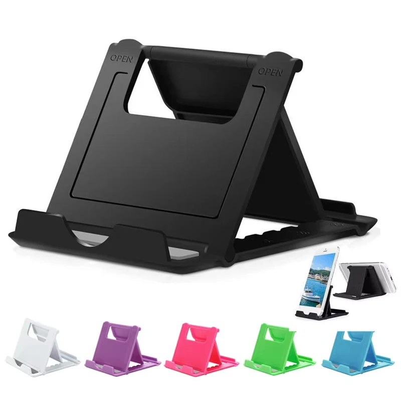 Support de tablette pliable pour ordinateur de bureau, support universel Portable pour téléphone portable, support réglable pour iPad, iPhone, Xiaomi, VIVO, Huawei