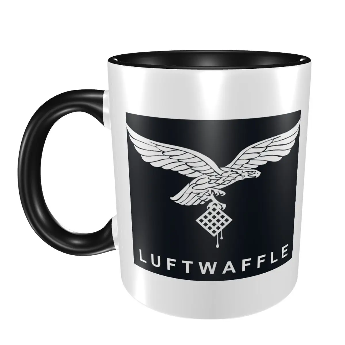 Luftwaffe Deutsche Luftwaffe Deutschland Frankreich Tasse Lustige Keramik-Kaffeetassen Teetassen Milchbecher Trinkgeschirr Geschenk für Frau Mann Image