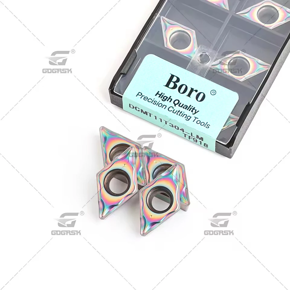 DESKAR Drehmaschinen-Drehklingen DCMT11T304-LM CCMT09T304-LM TCMT110208-LM TF918 Drehmaschinen-Innendrehklingen Schneidwerkzeuge Image