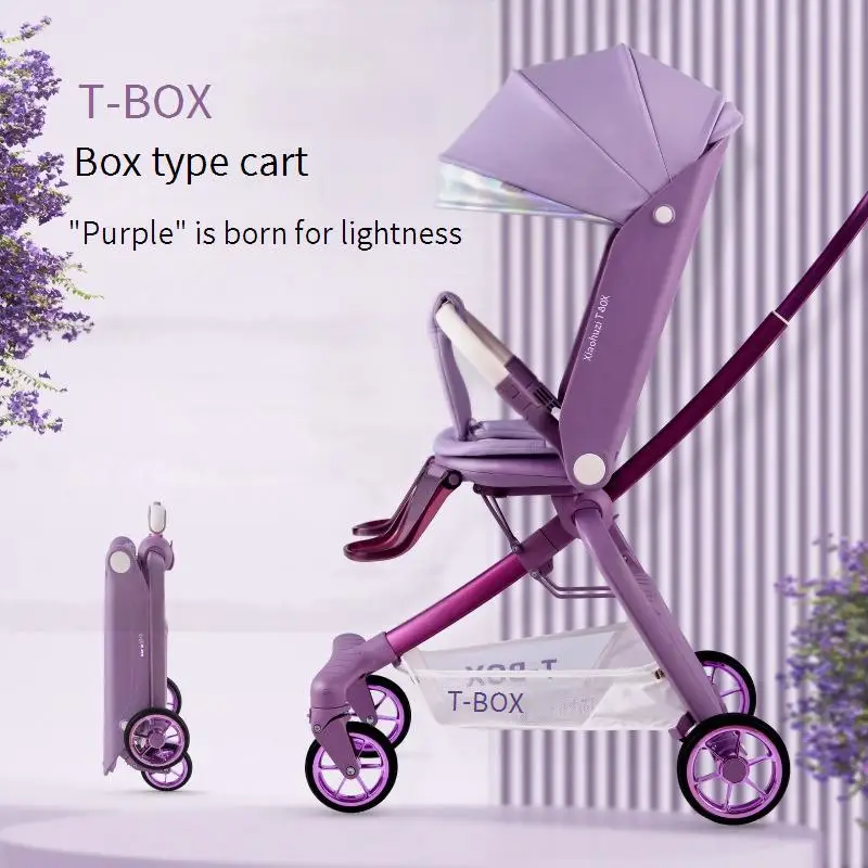 T-BOX Kompakter Kinderwagen Leicht Faltbarer Tragbarer Reisebuggy für Säuglinge & Kleinkinder Image