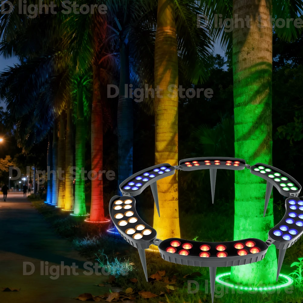 4PCS Baum Halten licht Outdoor LED IP65 220V Baum Umarmt Lampe mit Boden Spike LED Nacht Dekor Lampe für garten Hof Pfad