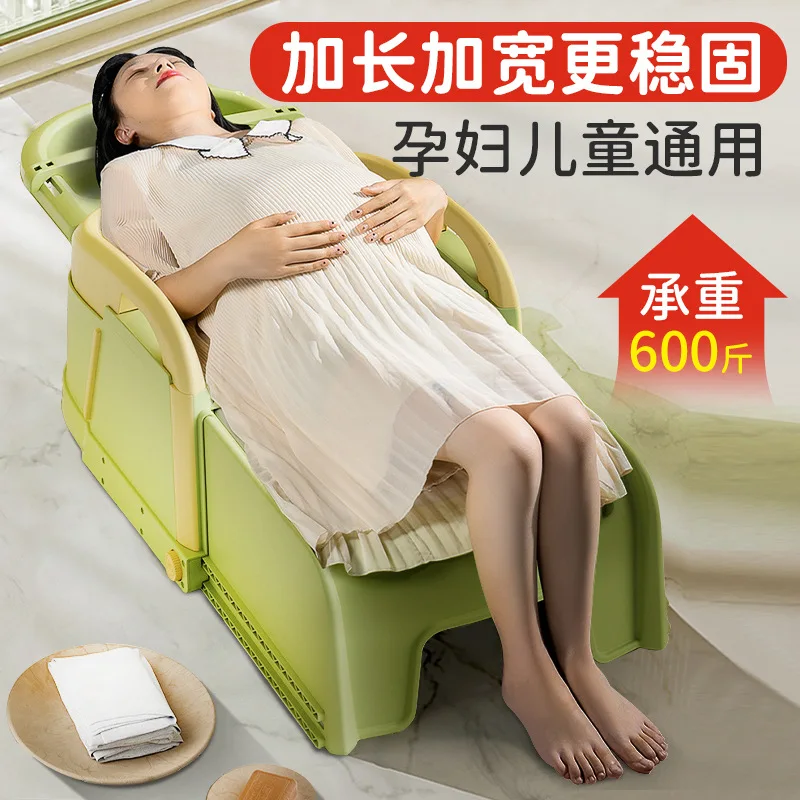 Klappbarer Haarwaschstuhl: Must-Have-Shampoo für Erwachsene, Kinder, Schwangere/Frauen nach der Geburt Image