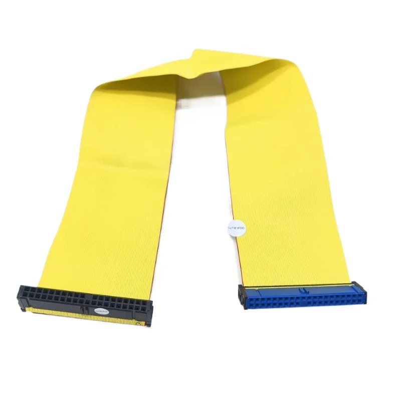 2-Port Hi Speed Ultra ATA UDMA 33/66/100 39Pin 80-Draht 3,5 3,5 Zoll IDE Festplatte DVD/CD-ROM Farbband Datenverlängerungskabel 40 cm Image